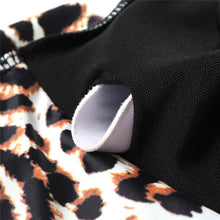 将图片加载到图库查看器,High Waist Swimsuit Bikini Push Up Swimwear Women Bathing Suit Female Bikini Set Leopard Swim Suit Beachwear Women's High Waist Swimsuit 2 Piece Bathing Suits Bikini