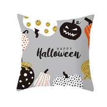 将图片加载到图库查看器,Holiday Pillowcase Pumpkin Cushion Cover Creative Decorative Sofa Party Home Car Pillow Cover Print Pillowcase Fall Decorative Pillows Cotton Linen Material Decoration