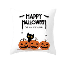 将图片加载到图库查看器,Holiday Pillowcase Pumpkin Cushion Cover Creative Decorative Sofa Party Home Car Pillow Cover Print Pillowcase Fall Decorative Pillows Cotton Linen Material Decoration