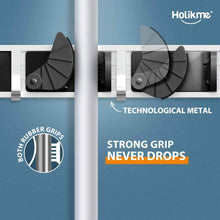 Load image into Gallery viewer, Holikme Mop Broom Holder Wall Mount Metal Pantry Organization