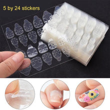 Load image into Gallery viewer, Hollow Nail Sticker Stylish Self-adhesive Manicure Sticker Nail Art Accessory 3D Christmas Nail Art Decoration Stickers Decoration New Gold Nail Transfer Foils for Nail Arts Nails Supply Holographic Effect Nail Art Foil Stickers Holographic Nail Art