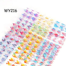 Load image into Gallery viewer, Holographic Nail Foil Transfer Set Sticker Decal Nail Art Foils Designer Marble Nail Decoration Sliders Wraps Manicure Women Kids Girls Manicure Decoration Nail Art Supplies 3D Self-Adhesive Nail Decals Designer Nail Stickers for Acrylic Nails