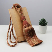 将图片加载到图库查看器,Home Decoration Polyester Tassel Tiebacks Curtain Holder Handmade Tassel Curtain Rope Holdback Window Drape Hanging Ball Tassels Curtains Buckle Sling Binding Lantern Tiebacks Handcrafted Braided Curtain Holdbacks Window Home Decor 55-90cm