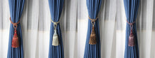 将图片加载到图库查看器,Home Decoration Polyester Tassel Tiebacks Curtain Holder Handmade Tassel Curtain Rope Holdback Window Drape Hanging Ball Tassels Curtains Buckle Sling Binding Lantern Tiebacks Handcrafted Braided Curtain Holdbacks Window Home Decor 55-90cm