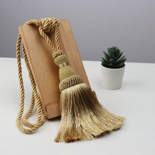 将图片加载到图库查看器,Home Decoration Polyester Tassel Tiebacks Curtain Holder Handmade Tassel Curtain Rope Holdback Window Drape Hanging Ball Tassels Curtains Buckle Sling Binding Lantern Tiebacks Handcrafted Braided Curtain Holdbacks Window Home Decor 55-90cm