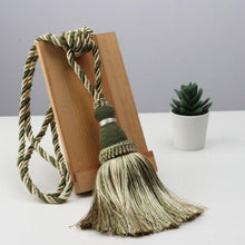 将图片加载到图库查看器,Home Decoration Polyester Tassel Tiebacks Curtain Holder Handmade Tassel Curtain Rope Holdback Window Drape Hanging Ball Tassels Curtains Buckle Sling Binding Lantern Tiebacks Handcrafted Braided Curtain Holdbacks Window Home Decor 55-90cm