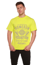 Load image into Gallery viewer, Homerun Baseball Men's Bamboo Viscose/Organic Cotton Short Sleeve Graphic T-Shirt