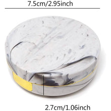 Load image into Gallery viewer, Honbay Fashion Marble Contact Lens Case with Mirror