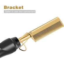 Load image into Gallery viewer, Hot Comb Hair Straightener Comb