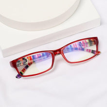 Load image into Gallery viewer, Hot Unisex Reading Glasses Print Glasses Frame Presbyopic Lens Retro Magnifier Diopter Eyeglasses Eyewear Vision Care And Spring Hinge Comfort Readers Plastic Sun Readers