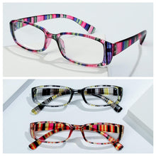 Load image into Gallery viewer, Hot Unisex Reading Glasses Print Glasses Frame Presbyopic Lens Retro Magnifier Diopter Eyeglasses Eyewear Vision Care And Spring Hinge Comfort Readers Plastic Sun Readers