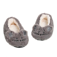 将图片加载到图库查看器,House Slipper Women Winter Non Skid Indoor Fur Cotton Warm Plush Home Fluffy Mouse Ears Memory Foam House Slippers Cozy Cute Animal Home Slipper For Women