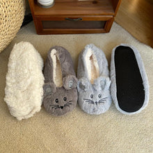将图片加载到图库查看器,House Slipper Women Winter Non Skid Indoor Fur Cotton Warm Plush Home Fluffy Mouse Ears Memory Foam House Slippers Cozy Cute Animal Home Slipper For Women