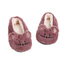 将图片加载到图库查看器,House Slipper Women Winter Non Skid Indoor Fur Cotton Warm Plush Home Fluffy Mouse Ears Memory Foam House Slippers Cozy Cute Animal Home Slipper For Women