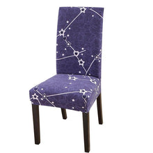 Load image into Gallery viewer, Housmife Printed Stretch Chair Cover Big Elastic Seat Chair Covers Slipcovers Restaurant Banquet Home Dining Party Decoration Stretch Spandex Removable Washable Anti-dust Seat Slipcover Protector for Hotel Office Ceremony Banquet