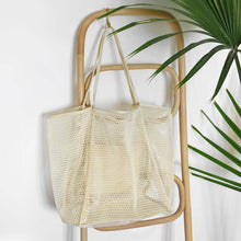 Load image into Gallery viewer, HOXIS Mesh Beach Tote Women's Shoulder Bag
