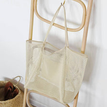 Load image into Gallery viewer, HOXIS Mesh Beach Tote Women's Shoulder Bag
