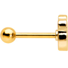 Load image into Gallery viewer, Officially Licensed Hello Kitty Cat Gold Anodized Cartilage Tragus Earring