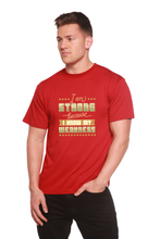 将图片加载到图库查看器,I am Strong Men's Bamboo Viscose/Organic Cotton Short Sleeve Graphic T-Shirt