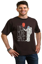 Load image into Gallery viewer, I need more space Men's Bamboo Viscose/Organic Cotton Short Sleeve Graphic T-Shirt