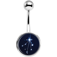 Load image into Gallery viewer, Zodiac Constellation Libra Belly Ring