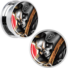 Load image into Gallery viewer, Wake the Dead Grim Reaper Halloween Plug Set 5mm to 16mm