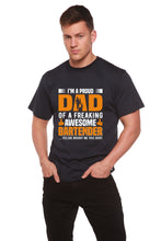 Load image into Gallery viewer, I'm a Proud Dad Men's Bamboo Viscose/Organic Cotton Short Sleeve Graphic T-Shirt