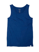 Load image into Gallery viewer, Men's Bamboo Viscose/Organic Cotton Tank Top True Navy Color + Boxer Style Underwear White Color