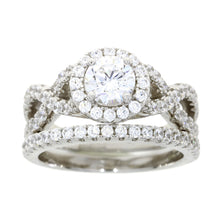 Load image into Gallery viewer, Cubic Zirconium CZ SS Bridal Sterling Silver
