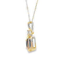 Load image into Gallery viewer, Sapphire Diamond Fashion Pendants 14KT Yellow Gold
