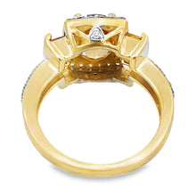 Load image into Gallery viewer, 2.47ct Citrine Diamond Ring 10KT Yellow Gold