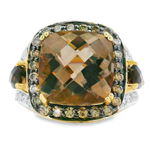 Load image into Gallery viewer, Natural .50ct Quartz Diamond Ring 14KT Yellow Gold