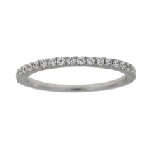 Load image into Gallery viewer, Cubic Zirconium Wedding Band Ring Sterling Silver