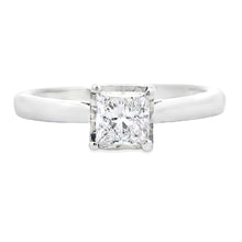 将图片加载到图库查看器,Natural .50ct Lab Grown Diamond 10KT White Gold
