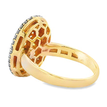 Load image into Gallery viewer, .45ct Yellow Sapphire Diamond Ring 14KT Yellow Gold