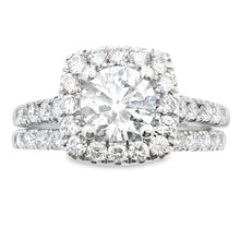将图片加载到图库查看器,Lab Grown Diamond Engagement Ring Set 10KT White Gold