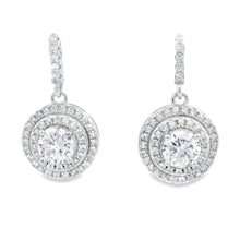 Load image into Gallery viewer, Cubic Zirconia Earrings Sterling Silver