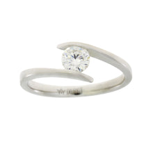 Load image into Gallery viewer, Genuine Cubic Zirconium Sterling Silver