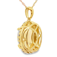 Load image into Gallery viewer, 2.39ct Opal Diamond Fashion Pendants 10KT Yellow Gold