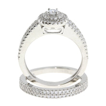 Load image into Gallery viewer, Cubic Zirconia CZ SS Bridal Sterling Silver