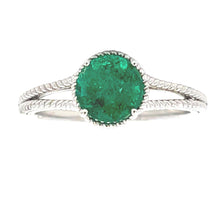 Load image into Gallery viewer, 1.28ct Emerald 14KT White Gold