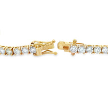Load image into Gallery viewer, 5.50ct Diamond Tennis Bracelet 18KT Yellow Gold