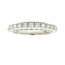 Load image into Gallery viewer, .50ct Diamond Wedding Band Ring 14KT White Gold