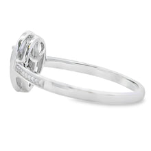 将图片加载到图库查看器,.46ct Quartz Diamond Ring 10KT White Gold