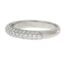 Load image into Gallery viewer, Cubic Zirconium Wedding Band Ring Sterling Silver