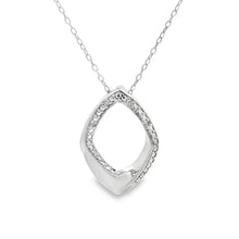 Load image into Gallery viewer, Genuine .02ct Diamond Fashion Pendants Sterling Silver