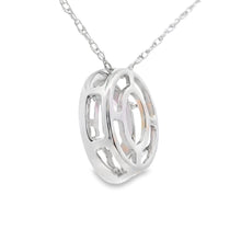 Load image into Gallery viewer, Rose Quartz Diamond Fashion Pendants 10KT White Gold