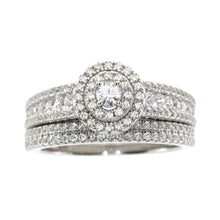 Load image into Gallery viewer, Cubic Zirconia CZ SS Bridal Sterling Silver