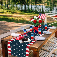 Load image into Gallery viewer, Independence Day 4th of July Table Runner Dresser Scarves