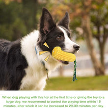 Load image into Gallery viewer, Indestructible Tough Durable Chew Corn Squeaker Interactive Dog Toys